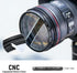 NEEWER 58mm Center Field Split Diopter Effect Filter, Camera Linear Prism K9 Optical Glass Filter with Aluminium Frame,