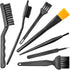 Computer PC Keyboard Laptop Electronics Camera Small Cleaning Brush Kit, Black, Set of 7