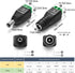 CHANZON 10Pcs Male and Female 5.5mm x 2.1mm 12V DC Power Jack Connector, 24V Socket for LED Light Strip CCTV Security