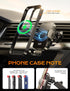 CHGeek Wireless Car Charger Phone Holder Mount, 15W Fast Charging Auto Clamping for iPhone, Samsung Galaxy, Google Pixel