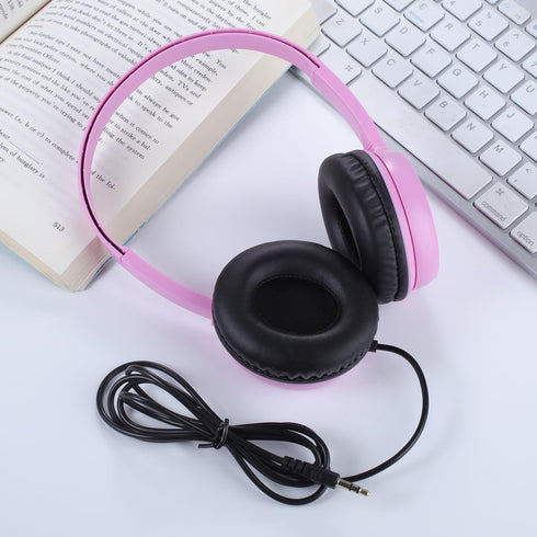 Gaosen 2 Pack Headset, 3.5mm (GS30, 2Mixed) Wired Headphones for Classroom School Kids, Durable Students On-Ear Swivel