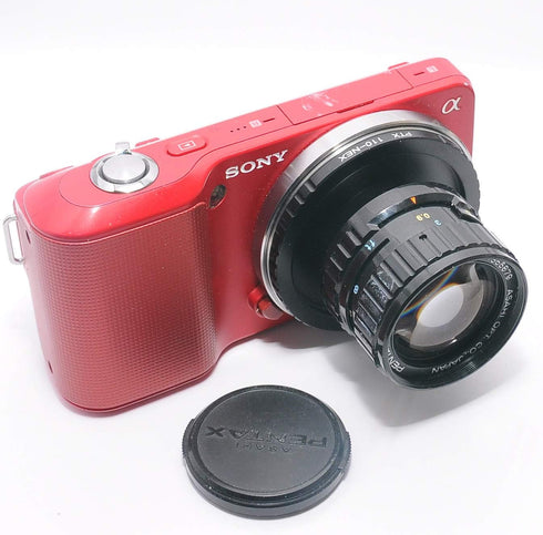 Fotasy Pentax Auto 110 Lens to E-Mount Adapter, Compatible with Sony a7 a7R a7s II III IV a9 a7c Alpha 1 a6600