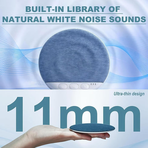 Generic Bedside Sound Boxes Under Pillow, Bluetooth Pillow Speaker with White Noise Timer Wireless Sleep Aid, Ultra