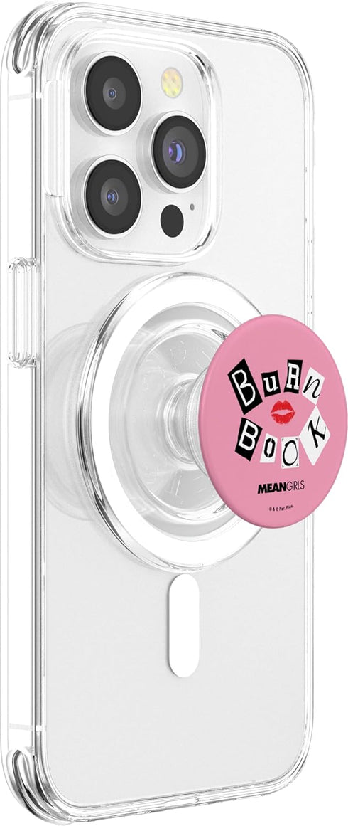 PopSockets MagSafe PopGrip for iPhone - Mean Girls Burn Book Lipstick