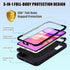Compatible for iPhone 12/12 Pro Case with Screen Protector, 3-Layer Full Body Shockproof Rugged Camo Protective Case