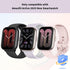 for Amazfit Active Smartwatch Screen Protector Case, 2-Pack Hard PC Bumper Built-in Tempered Glass Film Face Cover Replacement Accessories for Amazfit Active Smart Watch, Black