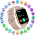 Wwzzey Smart Watch for Women with Answer/Dial Calls, 1.7" Waterproof Fitness Watch, Heart Rate Monitor
