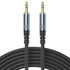 AUX Cable 10ft, 3.5mm Male to Male 10 Feet Long Aux Cord for Car Auxiliary to Aux Cables - Hi-Fi Sound