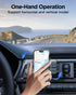 Lekente Wireless Car Charger, 15W Qi Fast Charging Phone Mount, Auto-Clamping Air Vent Holder for iPhone