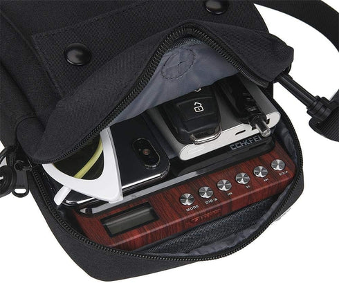 Portable Waterproof CD Player Bag, Canvas Case with Strap for HOTT/ChenFec/Gueray/NAVISKAUTO/Jinhoo/Jensen