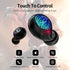 Wireless Earbuds for Small Ears - Touch Control Headset with Stereo Sound, Bluetooth 5.3 Noise Reduction Earphones,