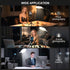 SH 10'' 360 Ring Light for Streaming, Full Screen LED Ring Light for Desk with Adjustable Arm, Video Conference