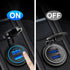 Qidoe 36W Dual QC3.0 USB Power Charger Socket, Waterproof 12V USB Outlet with Touch Switch for RV Motorcycle Boat