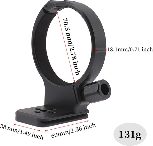 Run Shuangyu Tripod Mount Ring for Sigma APO 70-200mm F2.8 II EX DG Macro HSM 71mm