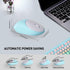 FD 2.4GHz Wireless Keyboard and Mouse Set, Full-Size Keyboard Compatible for Windows/Laptop/PC/Notebook/Smart TV - Blue