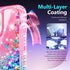 NGB Designed for iPhone 11 Pro-Max Case, Pink/Aqua Glitter Liquid Sparkle Cover with Accessories