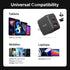 MINIX NEO P1 Mini 33W PPS 2-Port GaN Charger, 1 USB-C Fast Charger and 1 USB-A Quick Charger 3.0 for iPhone and Galaxy