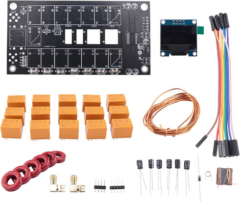 Beuiouer Mini ATU-100 Antenna Tuner 1.8-50MHz Automatic Antenna Tuner +OLED Firmware Programmed Amplifier