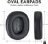 Ear Pads Replacement Ear Pads Ultra Soft Resilient Memory Foam Ear Pads Compatible with JBL Live 500BT Wireless Headphones (Black)
