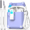 R-fun AirPods 2nd Generation Charging Case Cover, Full Drop Protection with Cleaner Kit & Keychain, White/Lavender