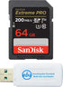 SanDisk Extreme Pro 64GB SD Card for Nikon Cameras, Bundle with Micro & SDXC Memory Card Reader