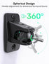 Borenbuir 1/4"- 20, 5mm 4mm q990D, 11 lbs Surround Sound Rear Speaker Wall Mount, Ceiling Mount Bracket for Universal