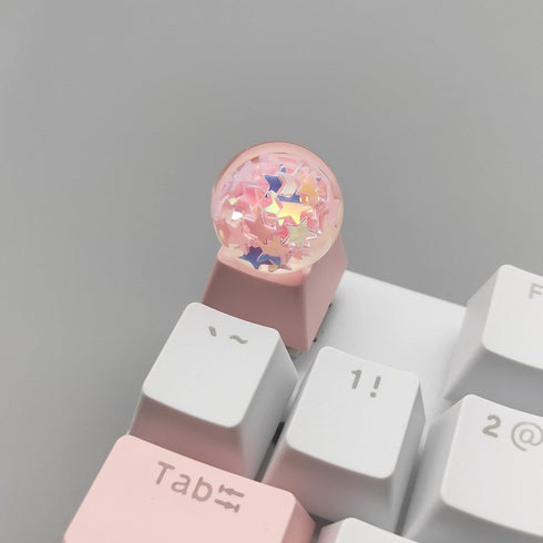 Crystal Ball Keycap Esc Keycaps, DIY Custom Keycap Replacement for Cherry MX Switch, Personality Gift