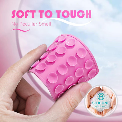 Silicone Phone Sticky Grip - Suction Phone Case Mount for iPhone and Android, Hands-Free Holder