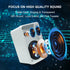 Herdio 3.5 Inch Passive Outdoor Speakers, Wired Waterproof, 200W 3 Way Premium Mountable Wall Mount Speakers with