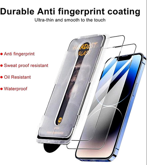 #M4U HD Clear Tempered Glass Screen Protector for iPhone 14