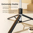Briteroh 68", 3 360 Selfie Stick Tripod Extendable Selfie Pole with Removable Fill Light & Bluetooth Remote, Modes