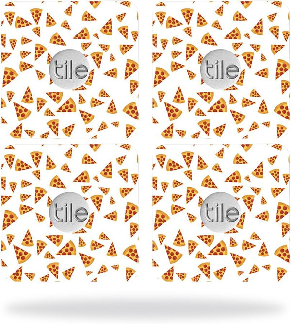 MightySkins Skin for Tile Slim Key Finder - 4 Pack Wrap Cover Sticker Skins by Pizza