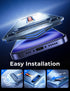 2 Pack 16 6.1 inch MAGIC JOHN for iPhone Tempered Glass Screen Protector (Not Pro), Auto Dust-Elimination, Bubble Free