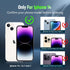 ADDIT Phone Case for iPhone 14 Case iPhone 14 Phone Case Woman, with Stand Ring, Support Magnet Car Mount, Military Grade, Heavy Duty, for iPhone 14 Case Purple