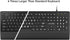 MIKUSO Large Print Computer Keyboard,High Contrast Big Letter Keyboard for Seniors Visually Impaired Low Vision,Laser