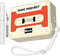 Cassette Tape Case Cover for AirPods Pro 2nd Generation, Shock Resistant, Washable, Scratch Proof with Cleaning Kit &