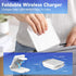 2 in 1 Foldable Travel Wireless Charger for Samsung Galaxy Z Flip - Fast Charging Station for Galaxy Z Flip 6/5/4/3,