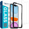 Tech Armor 3 Pack Screen Protector for iPhone 11/XR 6.1" - HD Ballistic Tempered Glass, 9H Hardness, Case Friendly,