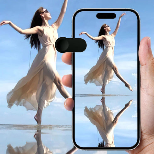 Generic Smartphone Camera Mirror Reflection Clip Kit-Mirror Effect Lens HD Glass Phone Shooting Reflection Mirror