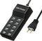 50W USB Charging Station with 10-Port Smart USB Ports for Multiple Devices - Family-Sized for iPhone 15/14/13 Black