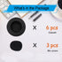 Foam Ear Cushions Replacement for Plantronics Headset, 6 Pack for HW251N HW261N HW510 HW520 Blackwire 3210 3220
