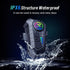 Motorcycle Helmet Bluetooth Headset, Outdoor Wireless Communication System with Noise Cancellation, IPX6 Waterproof,