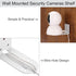 Sumnacon 2PCS Wall Mount Camera Shelf, Metal Small Wall Shelf with Adhesive, Universal Floating Shelf for Security