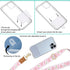 Piefly Cute Phone Lanyard Crossbody Strap, Girly Bowknot Cell Phone Lanyard for Women, Wrist Strap Wristlet Adjustable