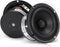 Pack of 2 Full Range Bookshelf Speakers - 3 Inch 8 Ohm Anti-Magnetic HiFi Tweeter Wooden Enclosure Home Audio Woofer