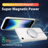Magnetic Clear Thin Slim Case for iPhone SE 2022/2020, Compatible with MagSafe, Shockproof Anti-Scratch Design