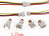 Micro Jst 1.25 Wire Connectors, 20Pairs/40pcs 1.25mm 3 Pin Jst Male and Female Connector Plug with Wires Cables Kit for LED Light 100mm