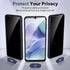 3 Pack Samsung Galaxy A25 Screen Protector, Privacy Anti-Spy, Sensitive Touch, Anti-Scratch, Shock Resistant, Full