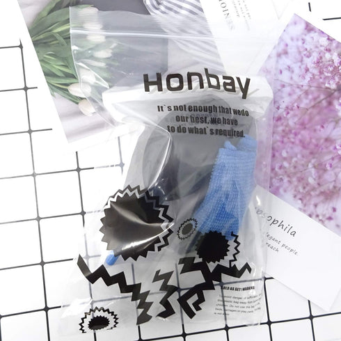 Honbay 3-in-1 Camera Cleaning Kit: Air Blower, Cloth, Pen - Black Silicone for Optics