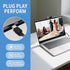 Diccik 4K 24MP Webcam with Microphone, Ultra HD Web Cam for Desktop Computer, Streaming Camera for PC with Auto Light